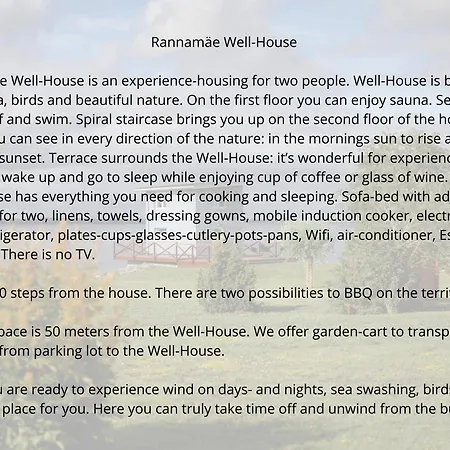 Rannamaee Appartement Suur-Rootsi